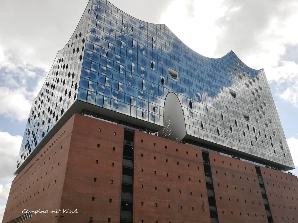 Ein Teil der Elphilharmonie in Hamburg.