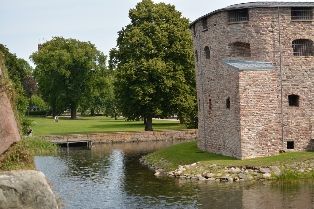 Eine Seite des Schlosses in Kalmar