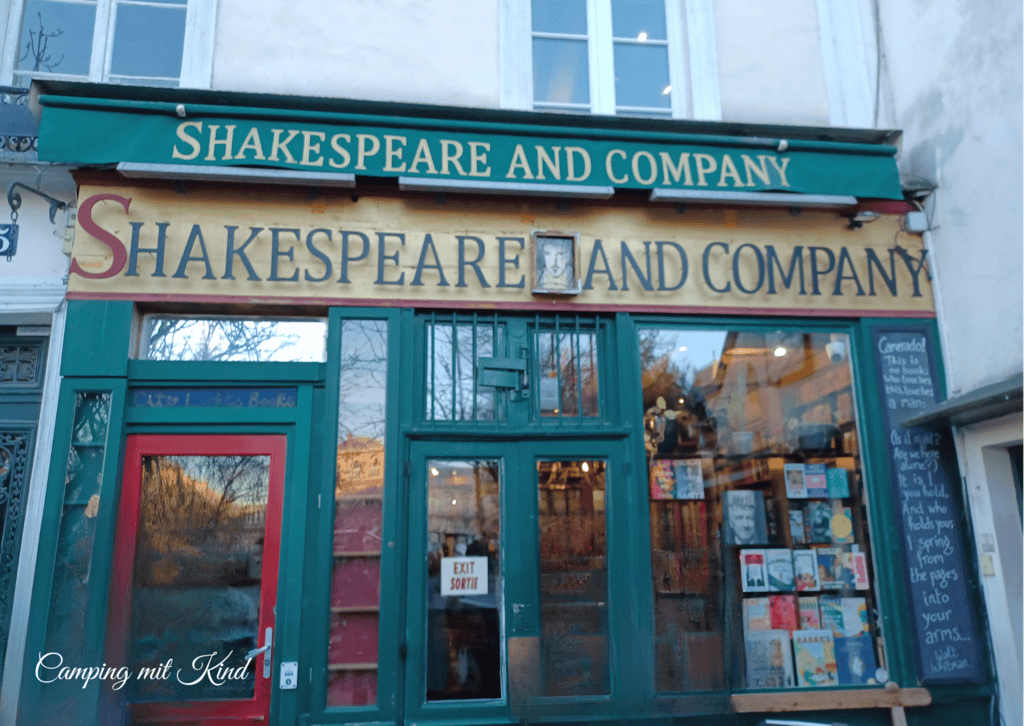 Die Auslage des Buchgeschäftes Shakespear&Company